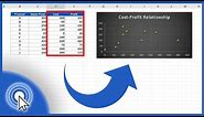 How to Make a Scatter Plot in Excel