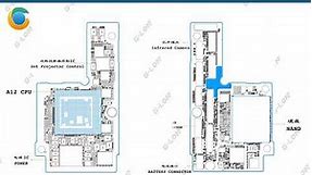 iPhone XS internal componets schematic expo