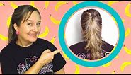 How to Use a Banana Clip 🍌 80's Hair Fast & Easy!