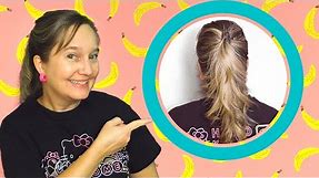 How to Use a Banana Clip 🍌 80's Hair Fast & Easy!