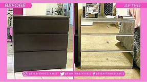 How To: DIY Mirrored Dresser