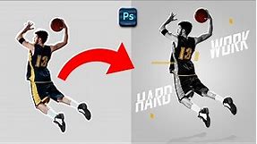 Creative Poster Design in Photoshop Sports Poster Design Tutorial