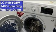 LG F4MT08W 1400 Spin 8Kg Washing Machine