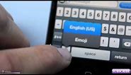 iOS 6 / iOS 5 - New Features - Enable Emoji Keyboard - Using iMessage Emoticons