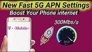 T-Mobile 5G apn Settings 2023 | T-mobile Secret apn Android iPhone