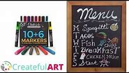 DIY Chalk Menu | Chalkboard Art Tutorial
