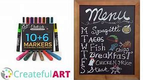 DIY Chalk Menu | Chalkboard Art Tutorial