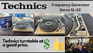 Technics SL-23 Turntable - Review - Excellent Technics turntable at a great price on the used market
