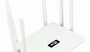 Smart WiFi Router 300M High Speed Dual Band  Internet Router With 1 WAN Port 4 LAN Ports 6 Antennas US Plug 100-240V - Walmart.ca