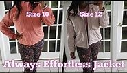 Lululemon Always Effortless Jacket Review & Size Comparison