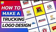 How to Make a Trucking Logo Design#truckinglogo #trucklogos #trucklogodesign #truckclublogo