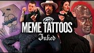 'The Gen Z Urge to Say Bing Bong' Reacting to Meme Tattoos | Tattoo Artists React