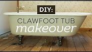 A Vintage Clawfoot Tub Makeover with Maison Blanche Paints