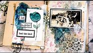 Advent Word 2023 Laughter - Art Journaling Process