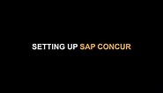 Getting Set Up with SAP Concur Solutions