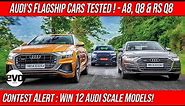 2020 Audi A8 , Q8 and RSQ8 Review | Audi Flagship Cars Tested In India | evo India