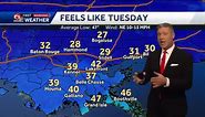 Cold Tuesday morning, rain Wednesday morning, chilly this week