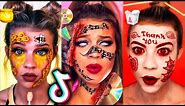 TikTok Emoji Makeup Challenge | Makeup Inspired By Emojis Tiktok Trend