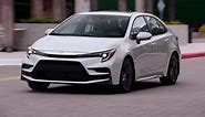2023 Toyota Corolla XSE in Wind Chill Pearl Driving in the city