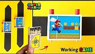 Paper Gaming Watch - Super Mario | how to make super Mario game from paper | Easy matchbox toy