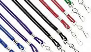 Specialist ID 25 Pack - Premium Round ID Badge Neck Lanyards for Card Holders and Name Tags - 36 In Non-Breakaway Heavy Duty Cord & Secure Metal Swivel J Hook Clip (Assorted Colors)