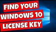 How To Get Your Windows 10 Product Or OEM License Key