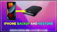 How to Backup iPhone directly to external Hard disk and restore it
