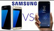 Samsung Galaxy S7 and S7 edge vs Galaxy S8 and S8+ - DETAILED Comparison!