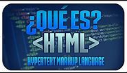 ¿Qué es HTML? bien explicado