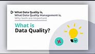 What is Data Quality?