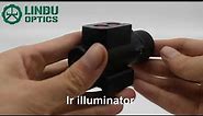 Lindu optics LDAS015 infrared night vision use 850nm 940nm IR flashlight Illuminator