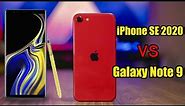 iPhone SE 2020 vs Samsung Galaxy Not 9