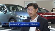 Hon Hai CEO discusses sales