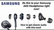 Samsung AKG Headphones Mod | Do this to your Samsung AKG Headphones right now!