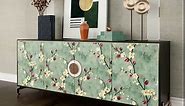Cactus Wallpaper Peel and Stick Wallpaper Green Cacti Removable Wallpaper 17.5"×160" Floral Peel and Stick Wallpaper Self Adhesive Contact Paper for Cabinets Countertops Drawers Shelves