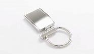 Stainless Steel Engravable Brushed and Polished Key Chain Gifts for Men