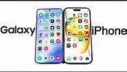Galaxy S24 Plus vs iPhone 15 Plus Speed Test