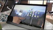 Acer 21.5" Android All in One Overview & Walk Through - CeBIT 2013