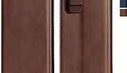 Jaorty Galaxy S10 Lite Wallet Case,Premium PU Leather Flip Folio Case with Card Slots,Cash Pocket,Kickstand with Magnetic Closure for Samsung Galaxy S10 Lite (2020 Release) 6.7 Inch Brown