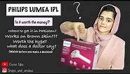 PHILIPS LUMEA IPL Review | Hair laser removal | does it even work on brown skin? Part 1/2