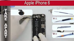 How to disassemble 📱 🍎 Apple iPhone 6 (A1549, A1586, A1589) Take Apart