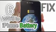 How to Fix iPhone Battery Drain Issue | Battery Fix for iPhone 5s/6/6s/7/8/x