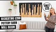 Pottery Barn DIY Wall Decor...That was easy to make!