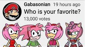 Who’s Your Favorite Amy Rose?