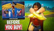 *NEW* WONDER WOMAN BUNDLE Gameplay + Combos! Before You Buy (Fortnite Battle Royale)