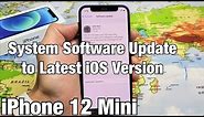 iPhone 12 Mini: How to do Software System Update