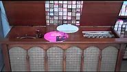 1961 Motorola Console Stereo fully restored. Playing an original 1961 demonstration record