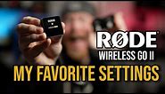 My Best Settings For Rode Wireless Go II 2 Microphones