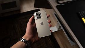 Natural Titanium iPhone 15 Pro - Unboxing & Impressions