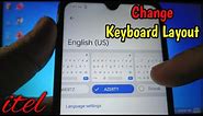 How to change keyboard layout on itel S15